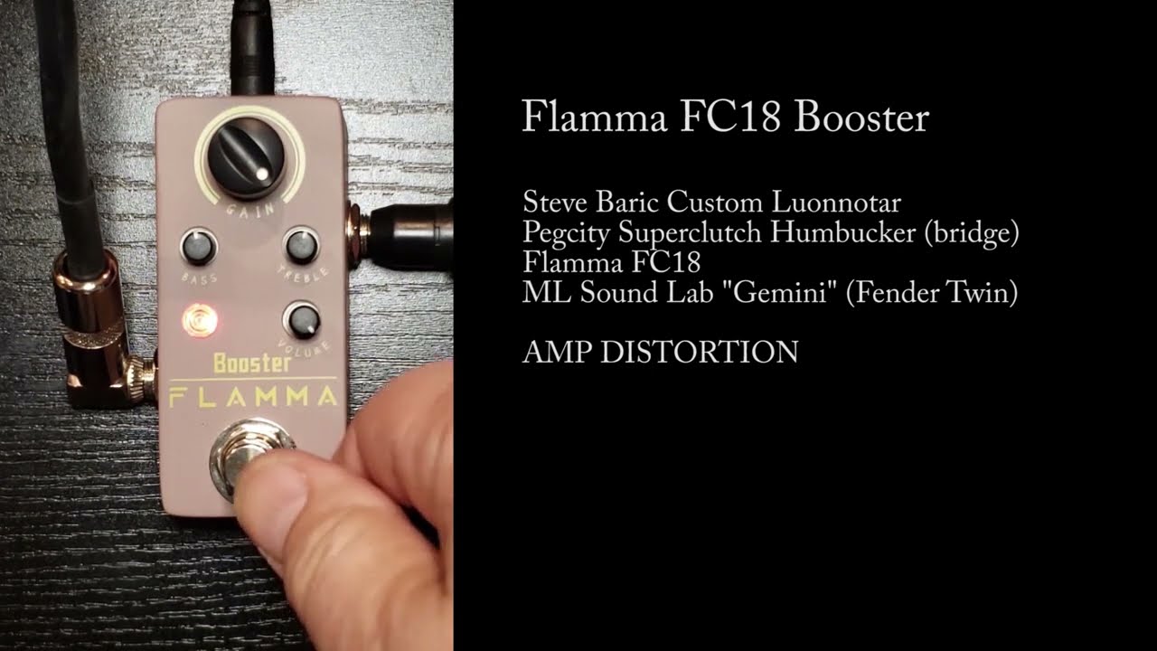 Pedal Demo: Flamma FC18 Booster