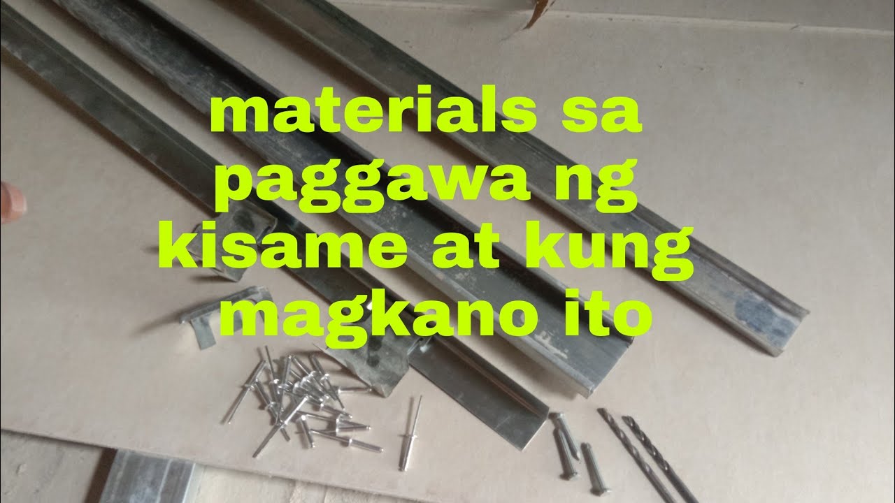 materials sa paggawa ng kisame at presyo 