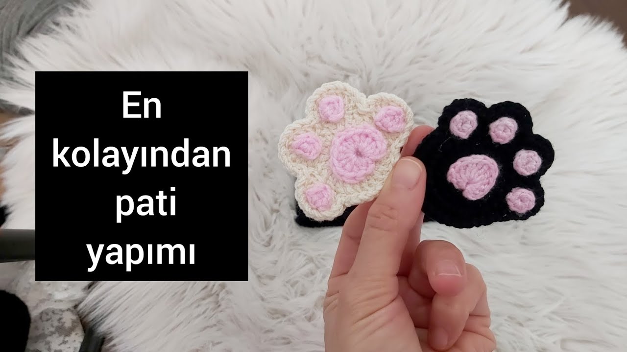 Her alanda kullanacağınız örgü patili obje #handmade #tasarım #pati