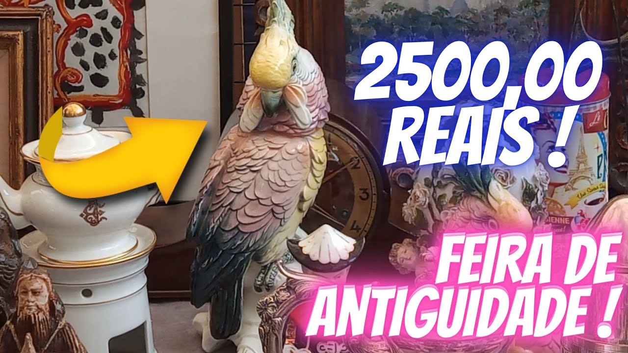 Feira de ANTIGUIDADES A MAIS CARA de SÃO PAULO !