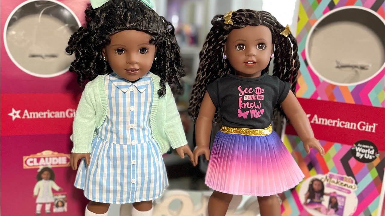 Meet Claudie Wells & Makena Williams my  first American Girl Brand dolls; Why now? #dolls #unboxing