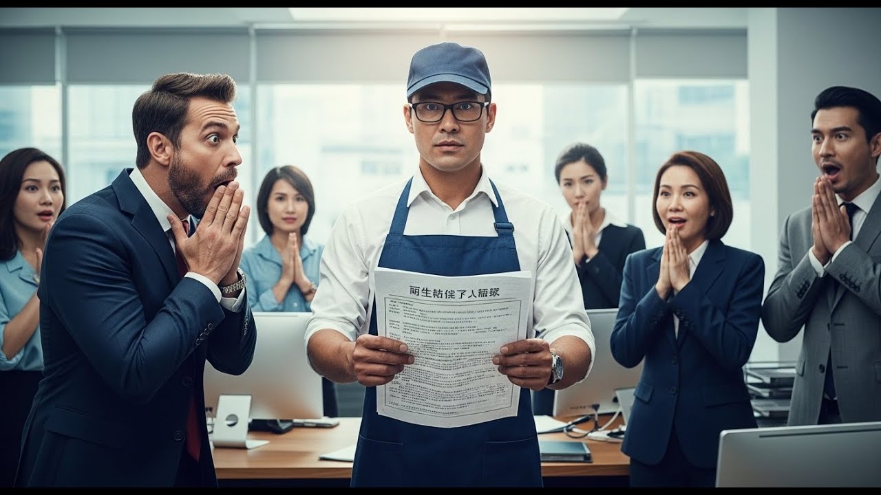“So, You Think You’re Smart Then Translate!” the Director Laughed at the Janitor — But Then…
