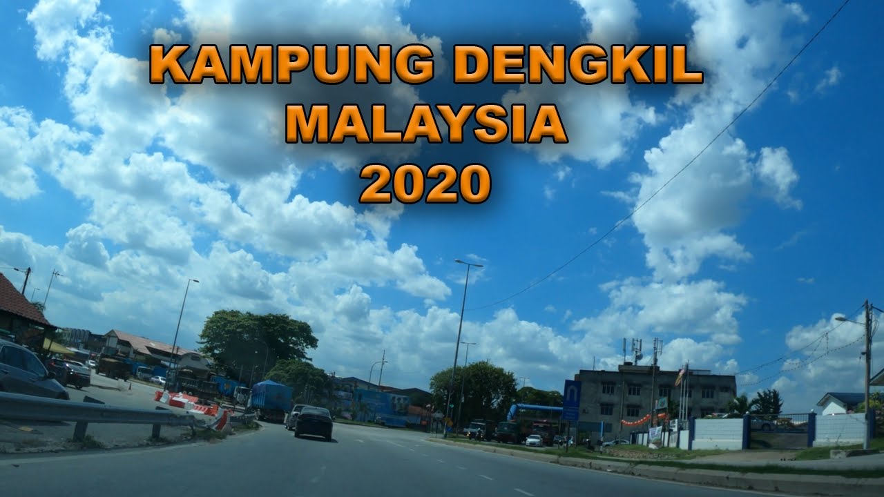 🔴SUASANA KAMPUNG DENGKIL SEPANG MALAYSIA 2020  4k 60fps HDR ULTRA HD VIDEOS