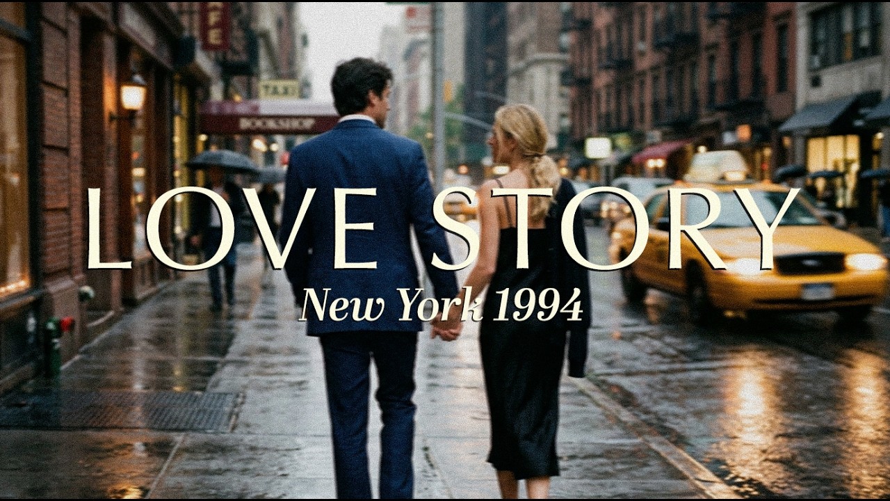 Drift Into 90s Manhattan | Rain, Romance & Vintage NYC