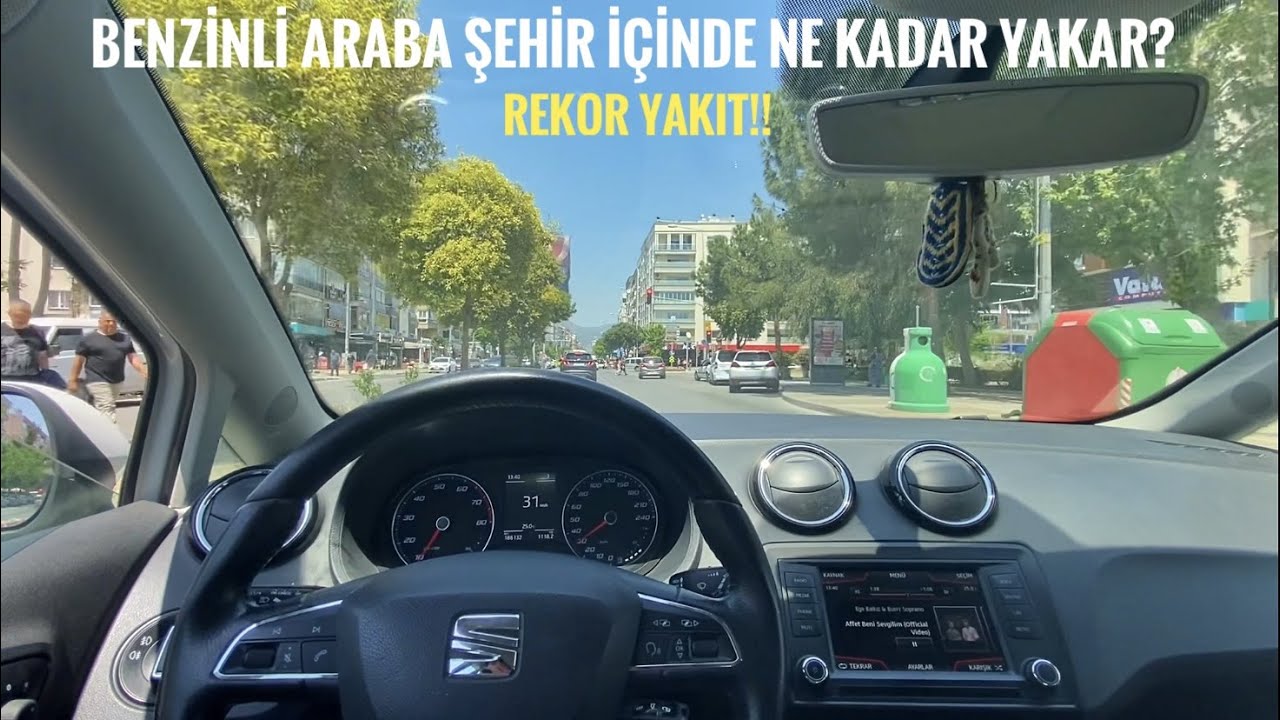 BENZİNLİ ARABA ŞEHİR İÇİNDE NE KADAR YAKAR? | 1.2 TSI SEAT İBİZA | TRAFİKTE NASIL AZ YAKTIRILIR?