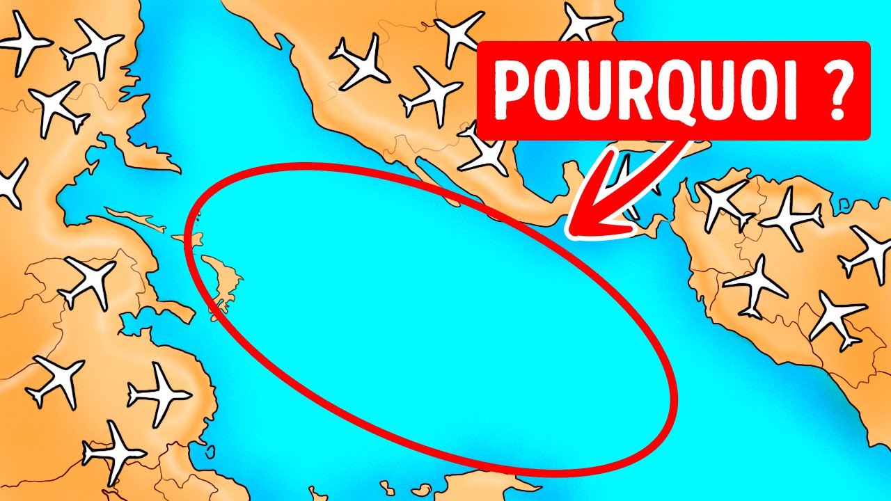 Quelque chose empêche les avions de voler au-dessus des océans
