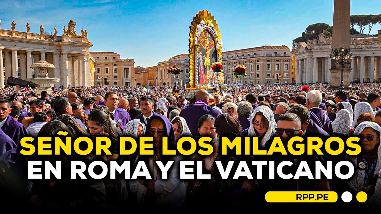 🙏 Señor de los Milagros: devoción peruana llega al corazón del Vaticano #ROTATIVARPP | DESPACHO