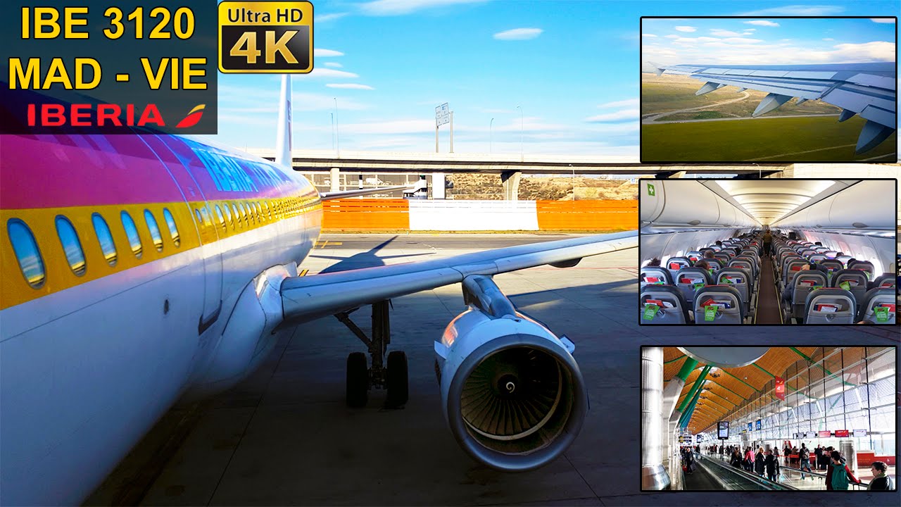 FLIGHT EXPERIENCE | Madrid - Vienna | IBERIA Full Flight A321
