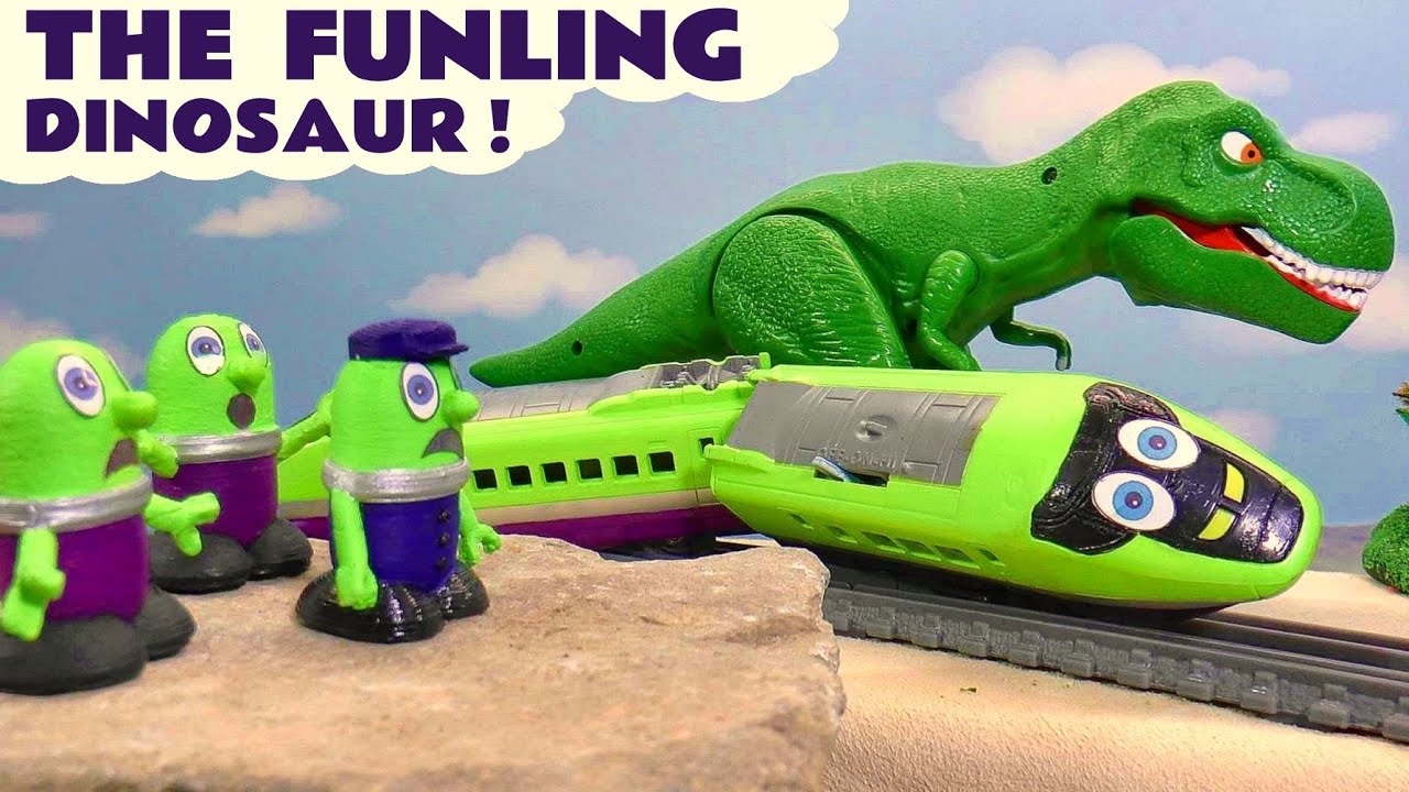 Funlings Dinosaur Adventure Story with the Funling toys