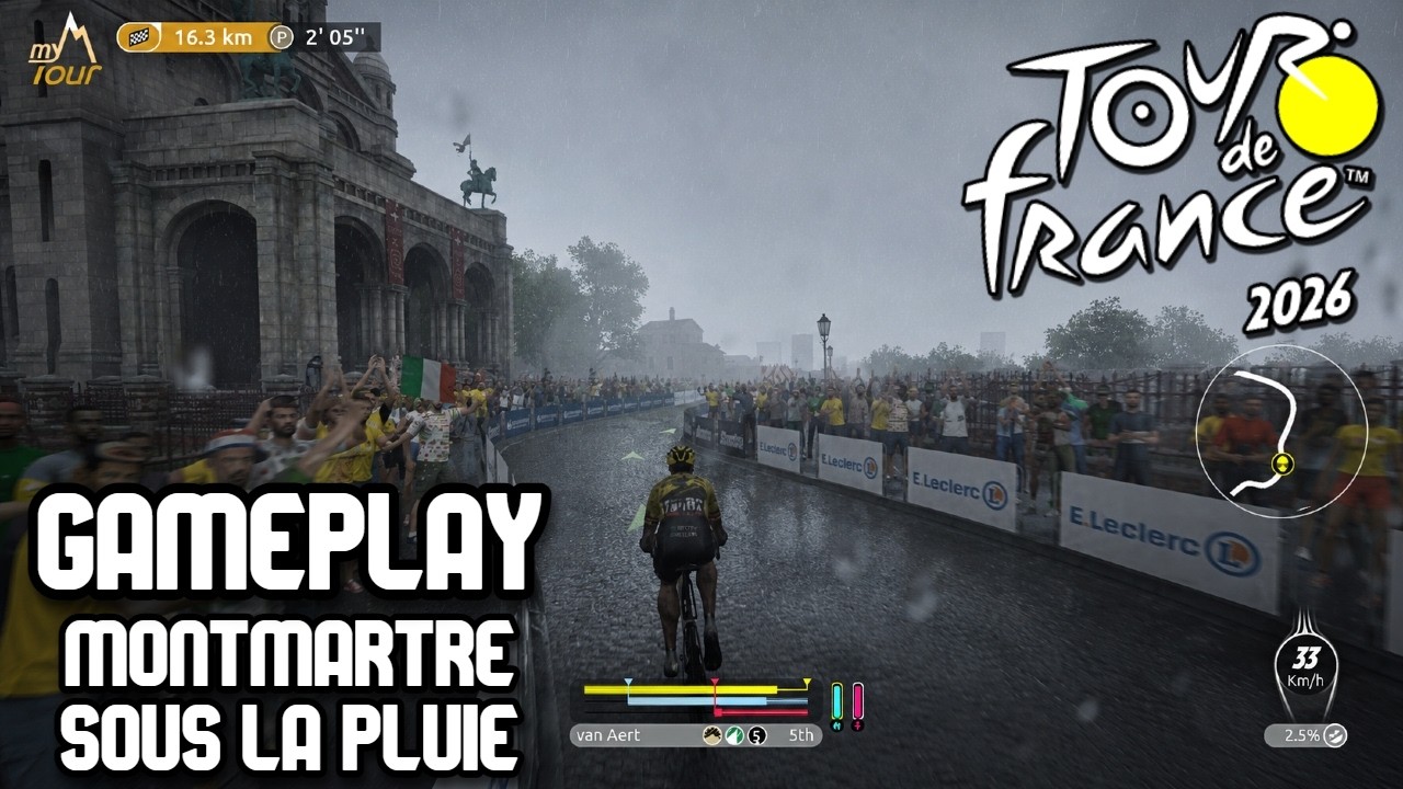 GAMEPLAY TOUR DE FRANCE 2026 - BUTTE MONTMARTRE CHAMPS-&Eacute;LYS&Eacute;ES (exclusive)