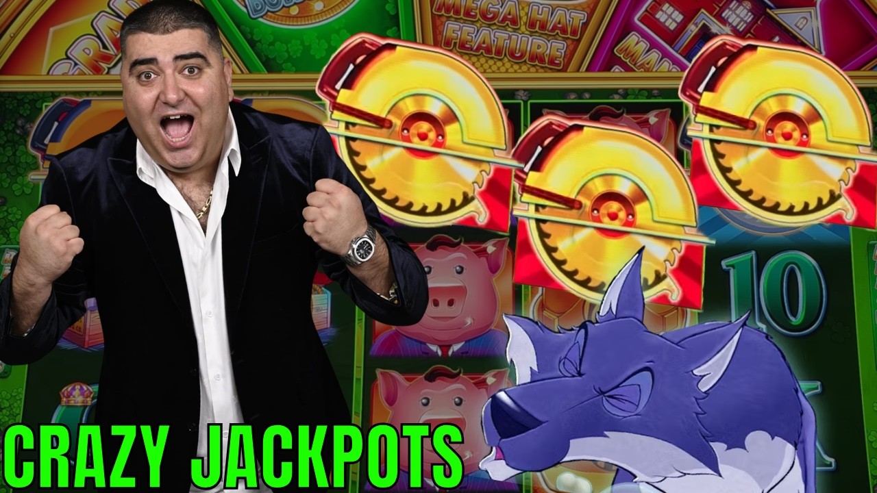 EPIC JACKPOTS On Million Dollar Huff N Even More Puff Slot