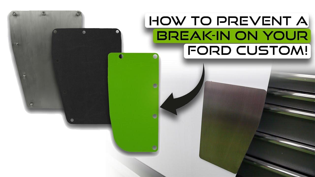 How To Prevent A Break-In On Your Ford Transit Custom 2012 Onwards! | X8R Side Door Lock Shield Kit