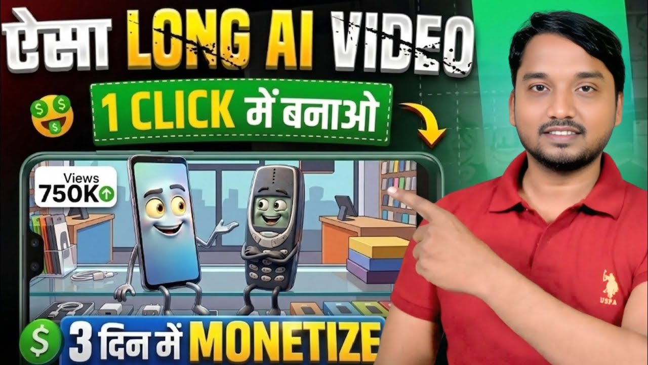 Long Ai Video Kaise Banaye✅ Text to video ai free | Ai se long video kaise banaye free | Ai courses