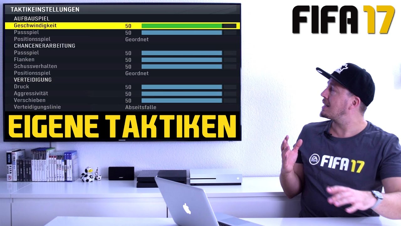 FIFA 17 Tutorial | Eigene Taktiken - Beste Einstellungen für Individuelle Taktik Strategie (deutsch)