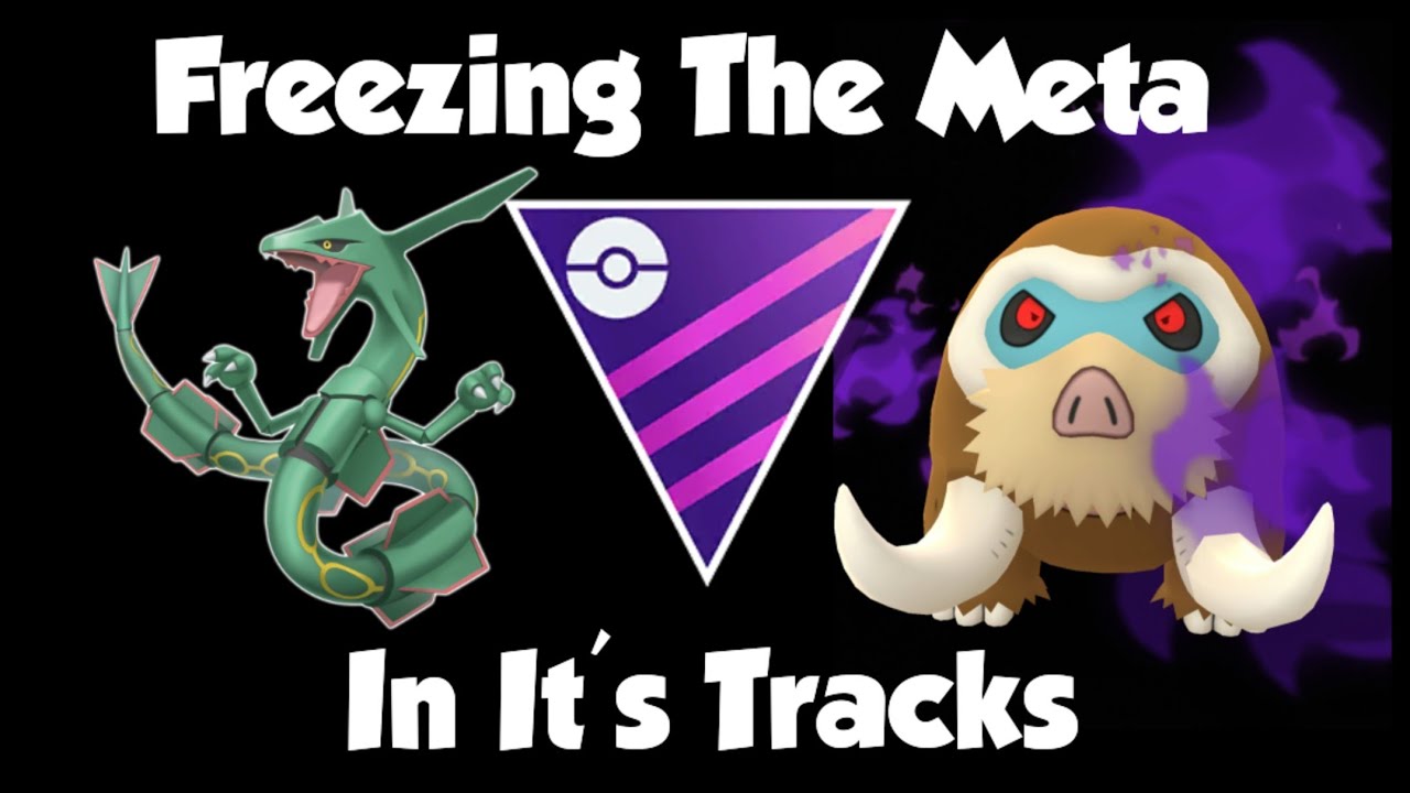 SHADOW MAMOSWINE FREEZES THE MASTER LEAGUE IN ITS TRACKS FT Rayquaza & Dusk Mane Necrozma