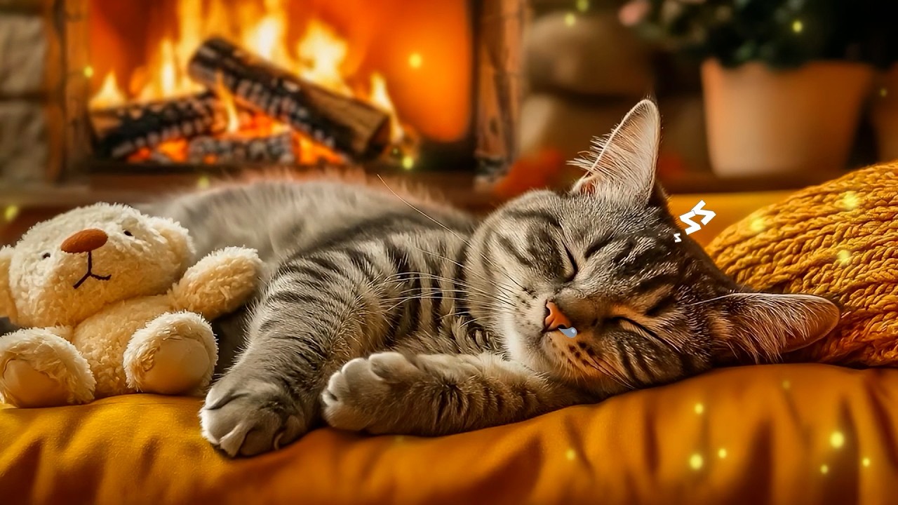 12 Hours of Cat Music 🌸 Best Soft Piano to Help Cats Sleep & Stop Cat Meowing All Night Long 💖