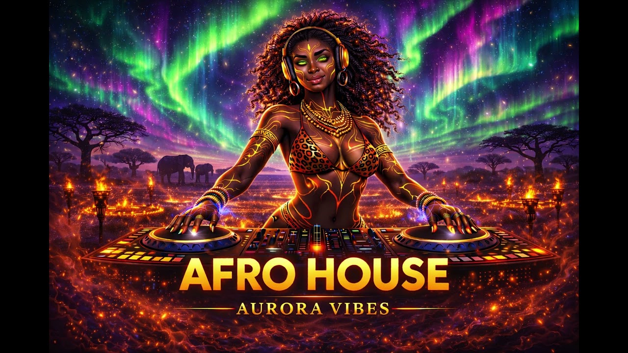 Afro House Aurora Vibes 2026 🌌 Deep Tribal Northern Lights Mix | Magical African Sky #afrohouse