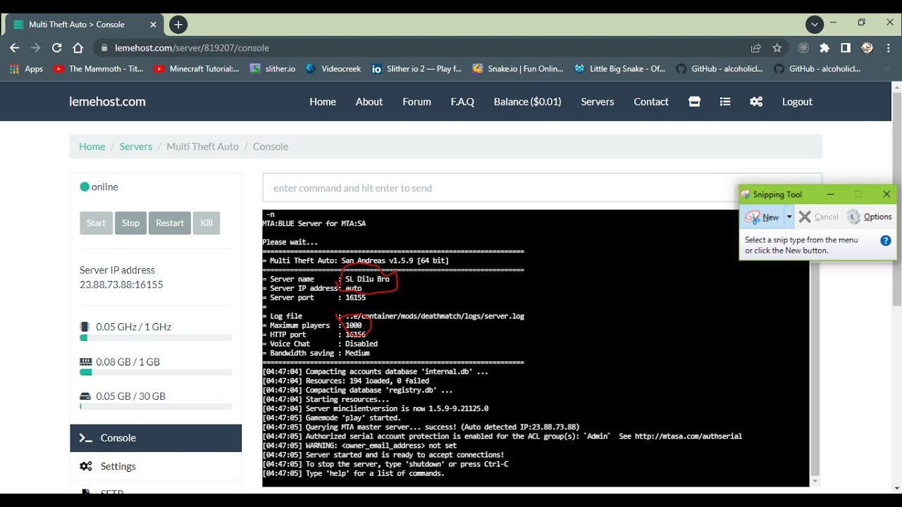 How to Host Gta Mta server Add Server Name And Admin  in Sinhala