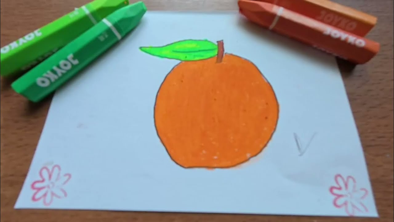 🍊 Mewarnai Jeruk Segar - Belajar Warna untuk Anak | Warna Kids