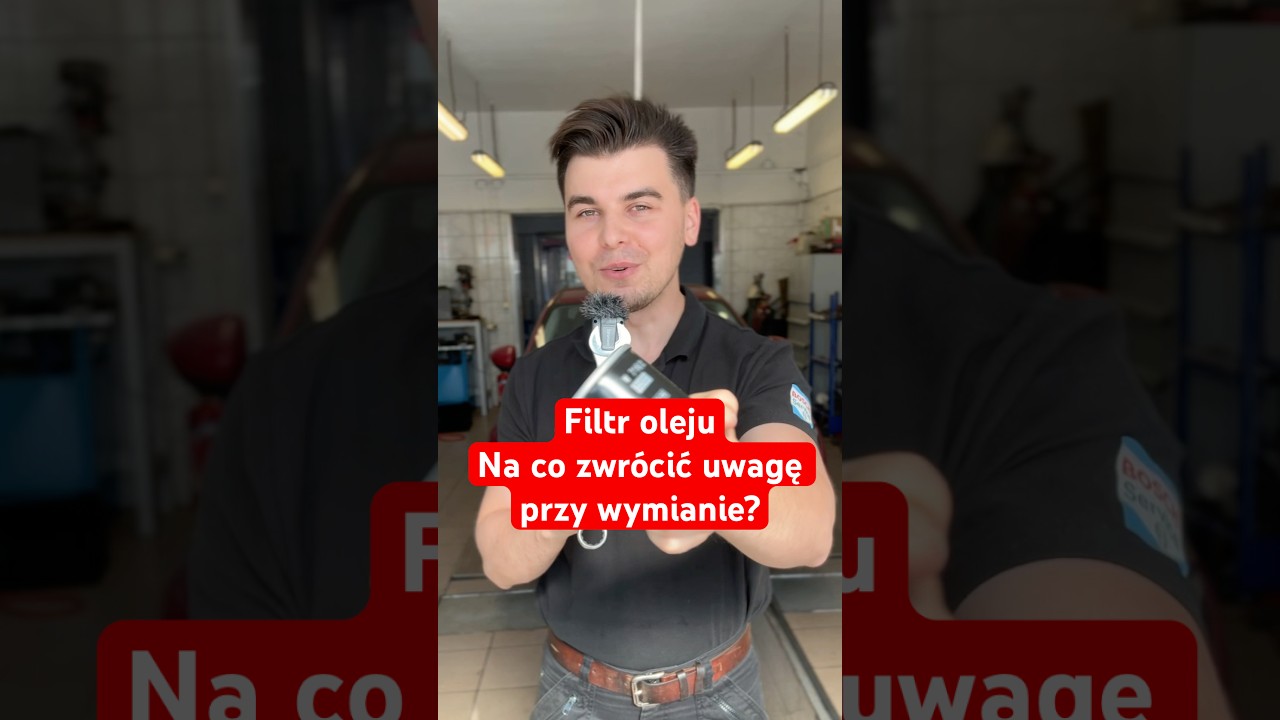 Wymiana filtra oleju - na co zwr&oacute;cić uwagę? #motoryzacja #mechanik #samoch&oacute;d #warsztat #garage #car