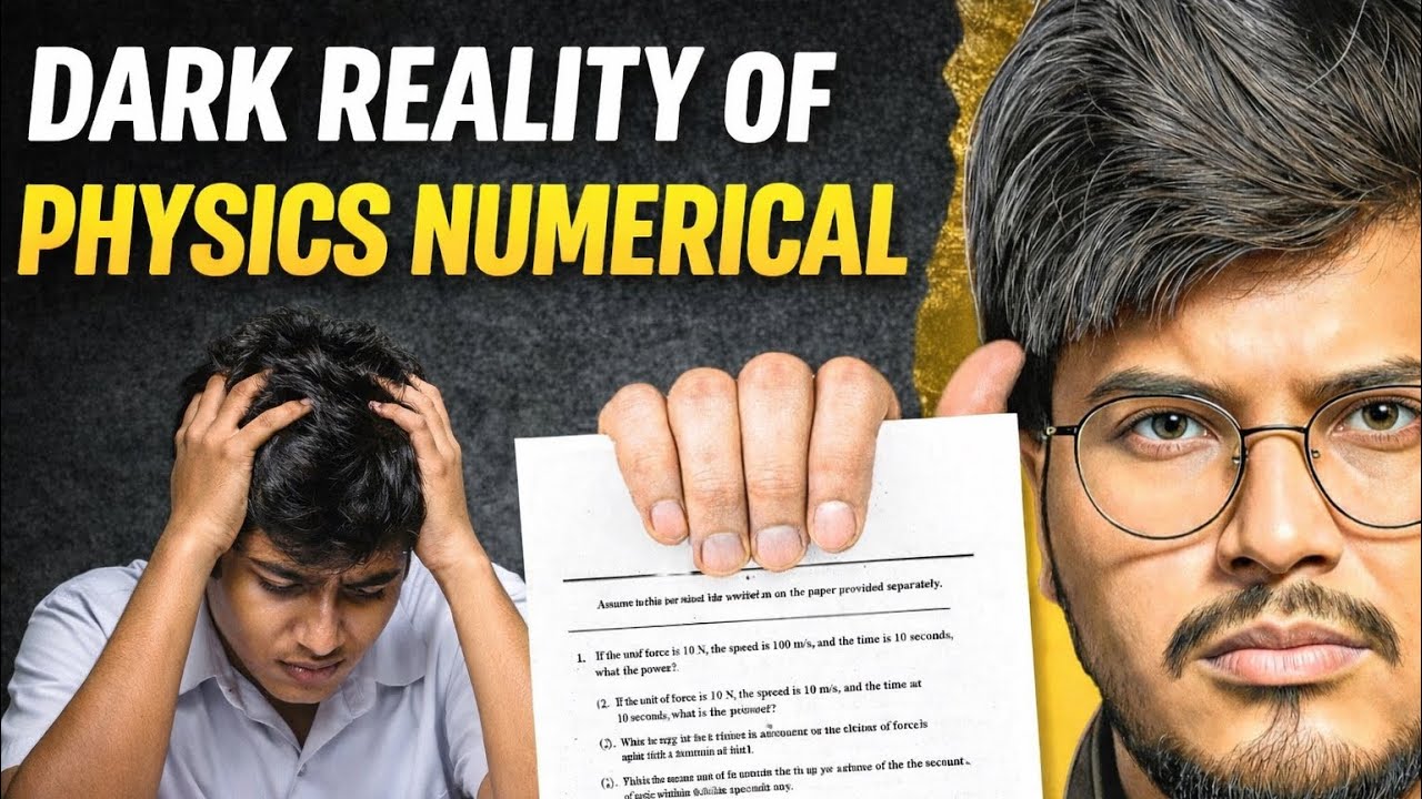 Strategy You Need Right Now For Cracking Physics Numericals | 12th Physics NUMERICALS Roadmap 2026