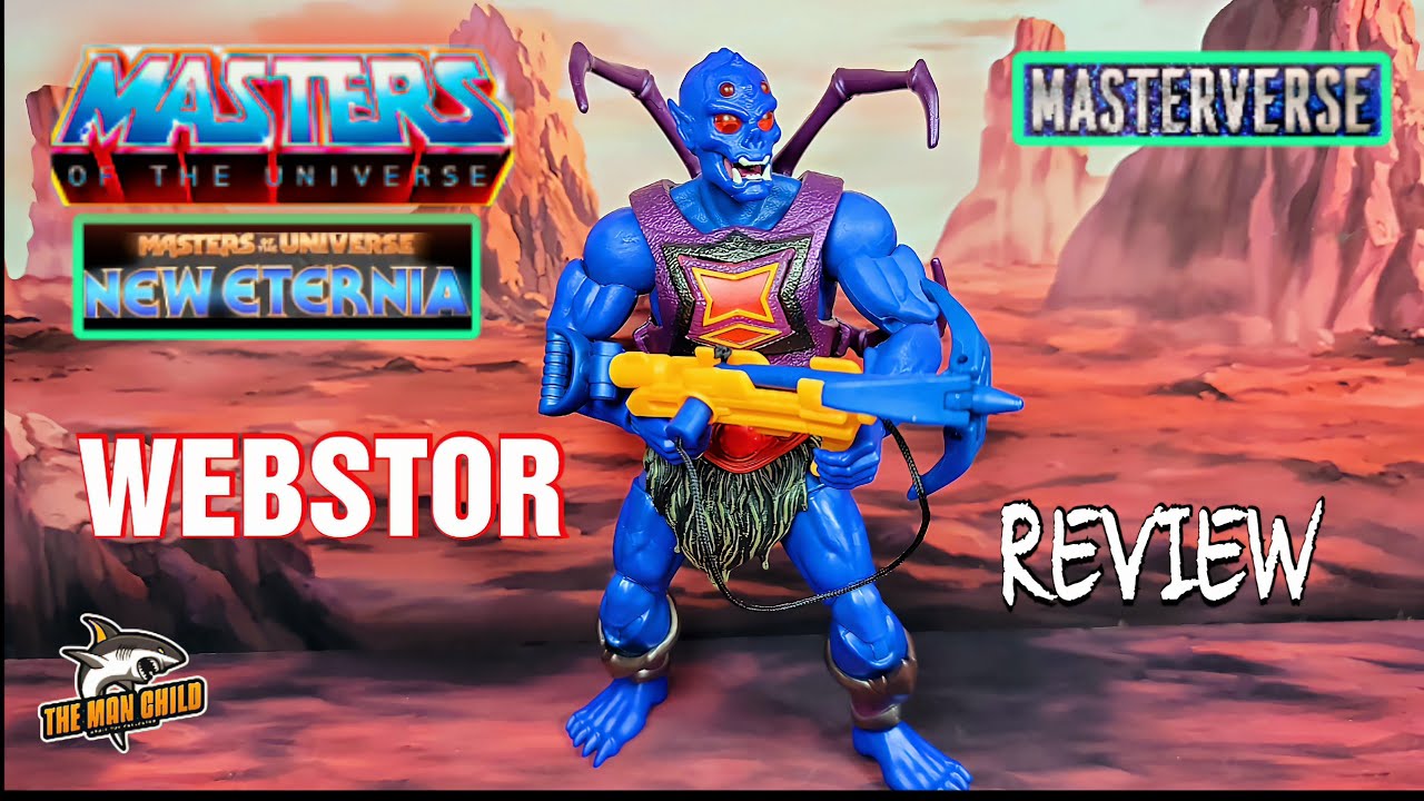 Masters of the Universe Masterverse New Eternia Webstor Figure Review!