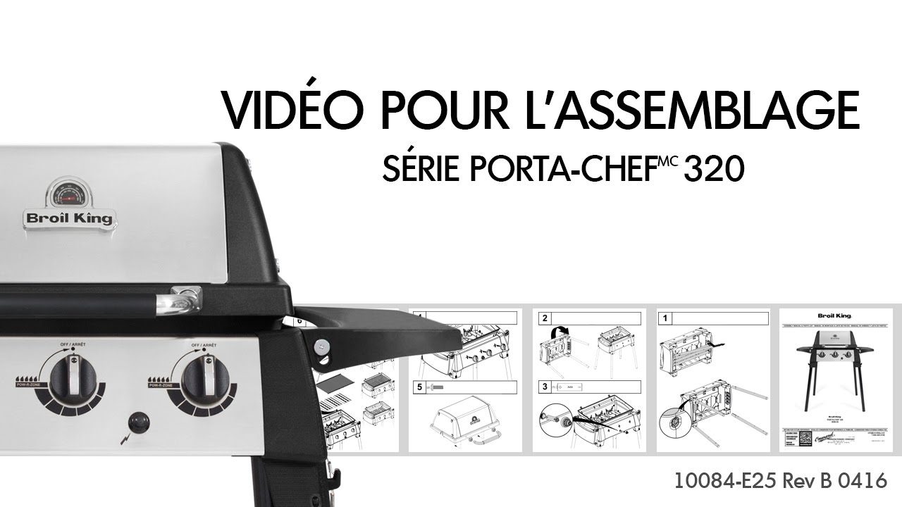 Porta-Chef 320 Grill Assembly - French | Broil King