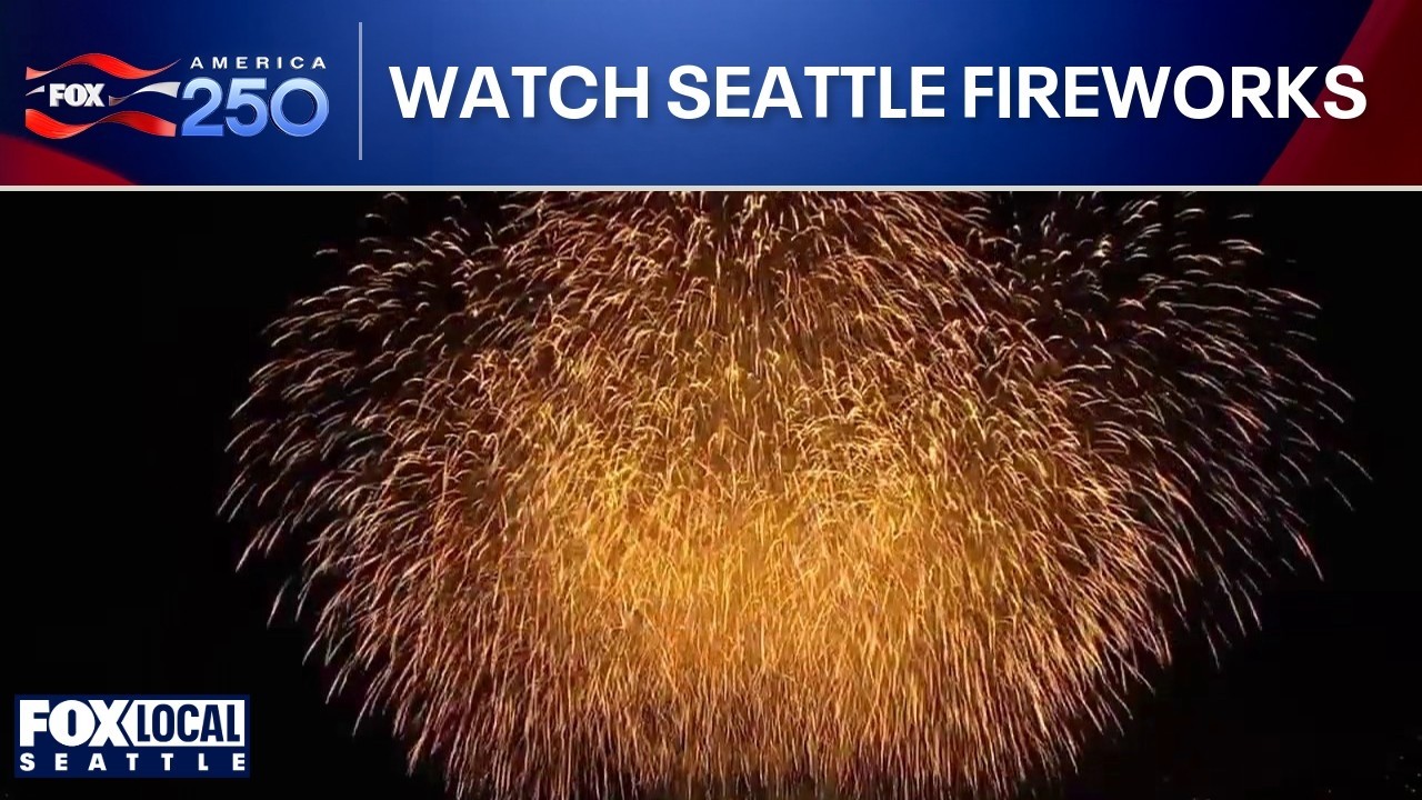 Full show: Seattle's massive America 250 fireworks - Seafair Fourth of July