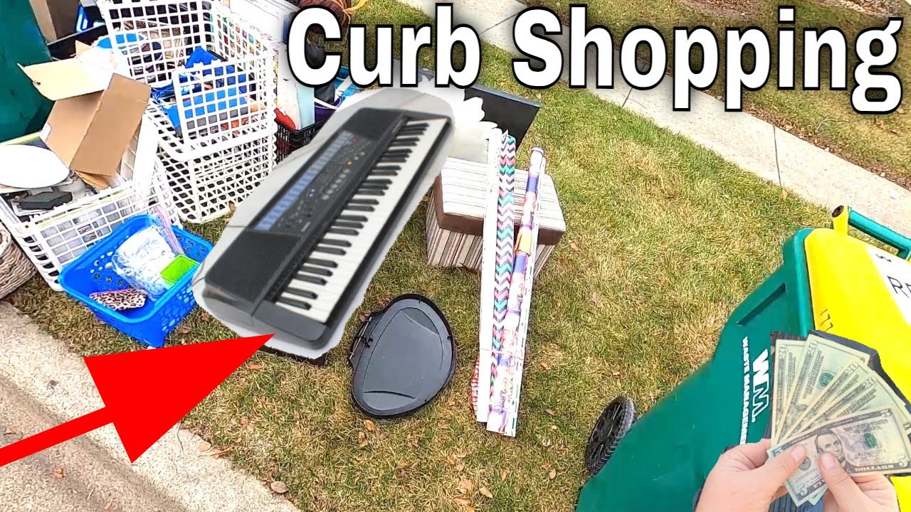 Musical Instruments in Their Trash? Holiday Garbage Day Shopping