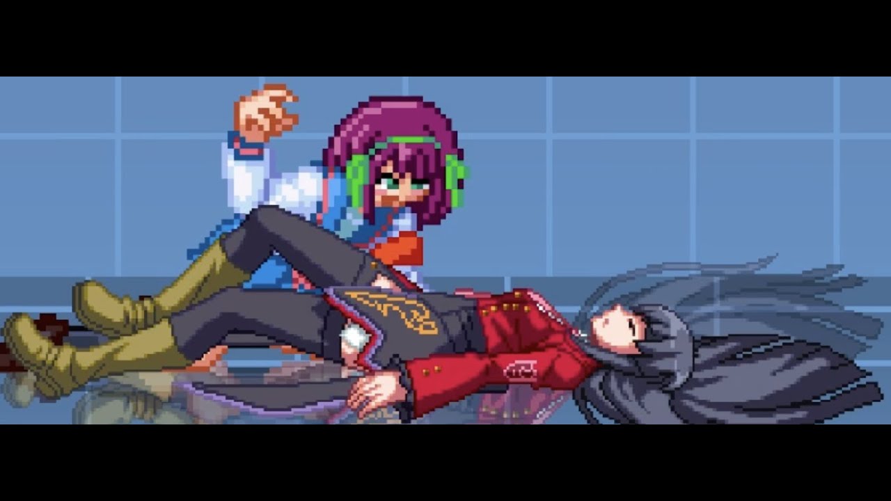 Mugen - Haruhi grabs Lucifer (Golden Fantasia - 07th Expansion) Ryona
