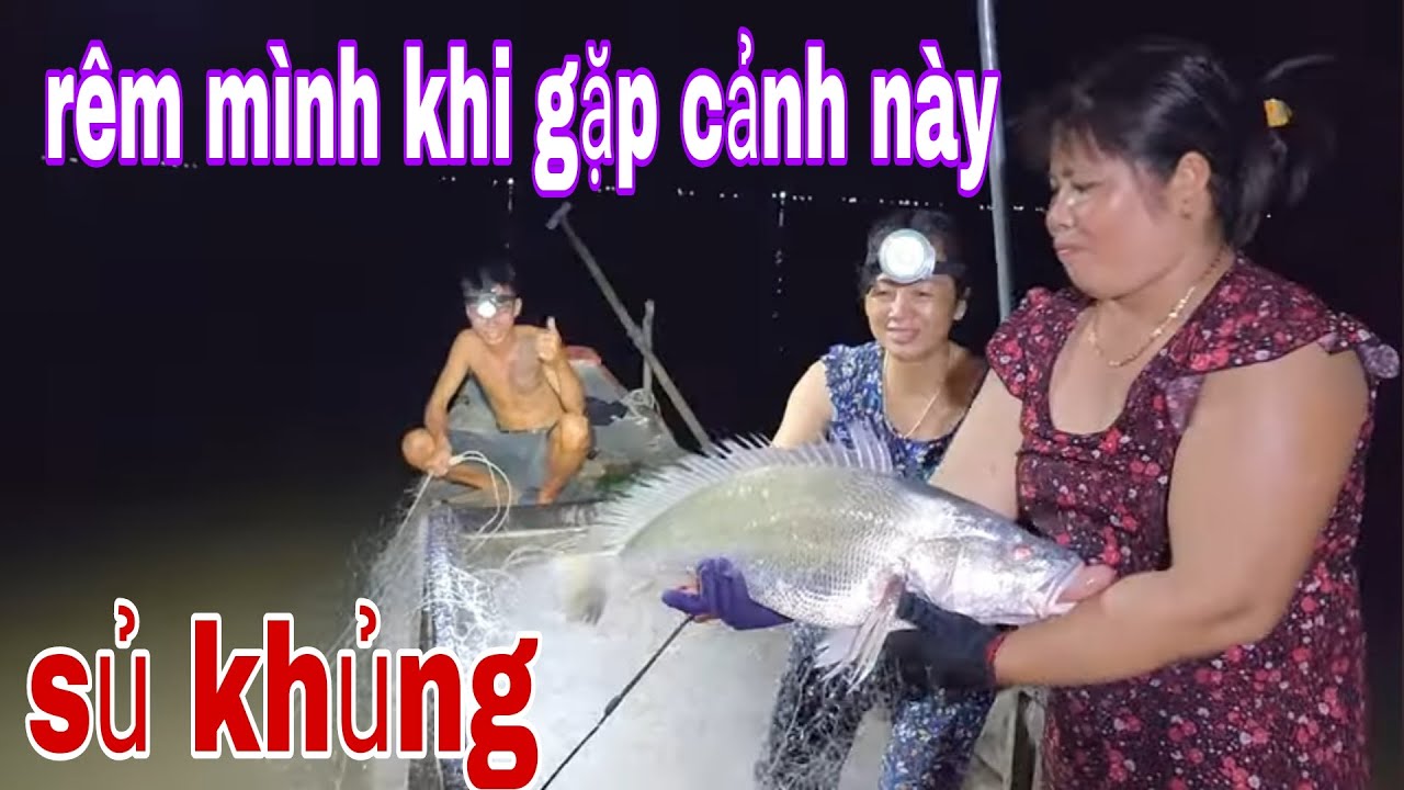 4 Dì Cháu Xanh Mặt Khi Cuốn Tay Lưới Gặp Phải Cảnh Này # SĂN BẮT ĐỒNG THÁP #
