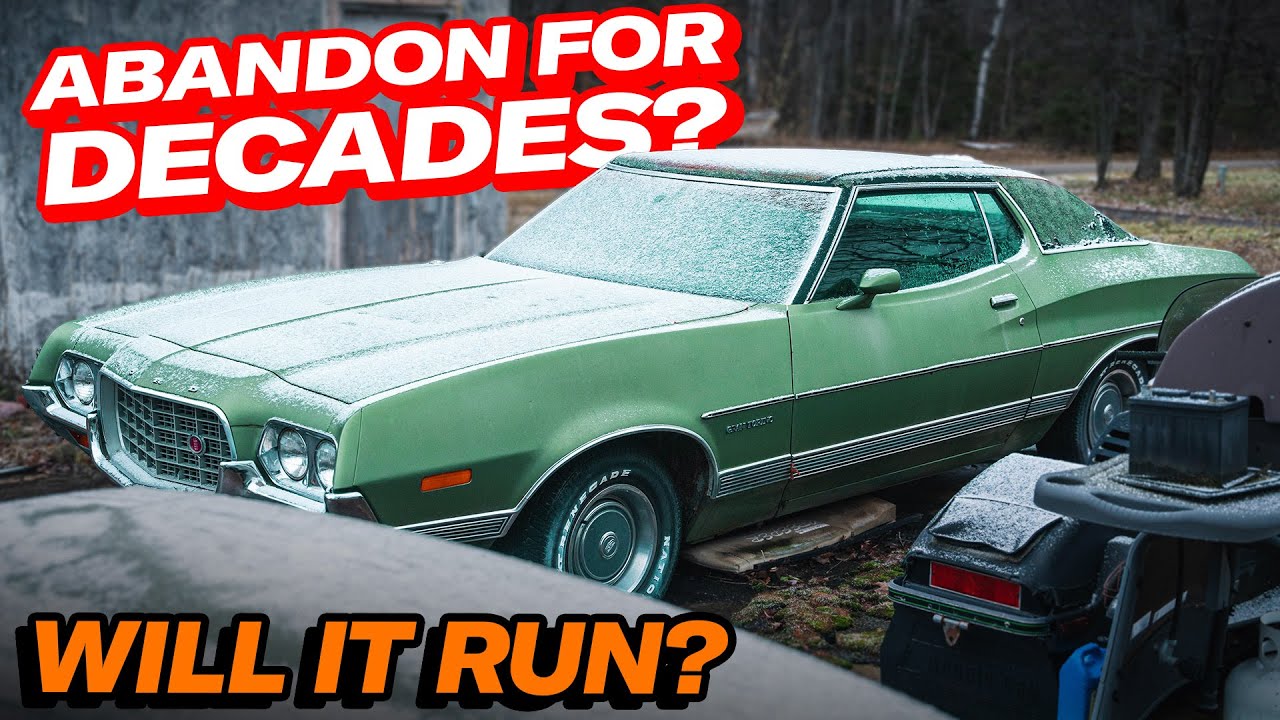 Ford Gran Torino с замененным двигателем не эксплуатировался 20 лет: заведется ли он?