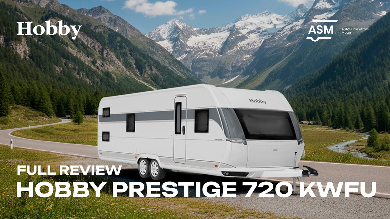 Caravana familiar de 6 plazas y 3 Ambientes: así es la Hobby Prestige 720 KWFU · Full Review 4K ·