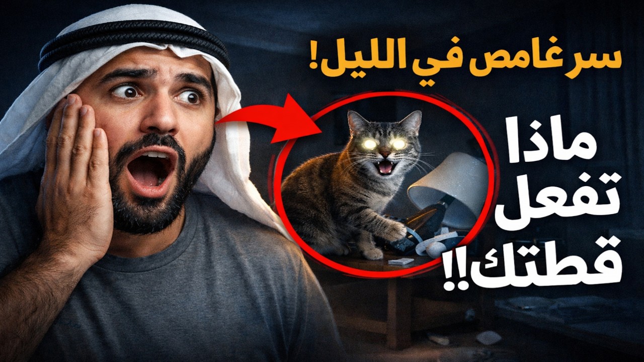 كشف أسرار الليل: السر وراء أغرب تصرف تقوم به قطتك.