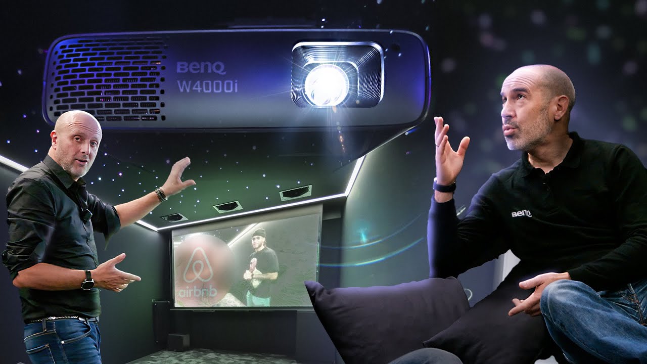 Le BenQ W4000i s'invite dans un AirBnB sur le thème du cinéma (avec Charles et Julio)