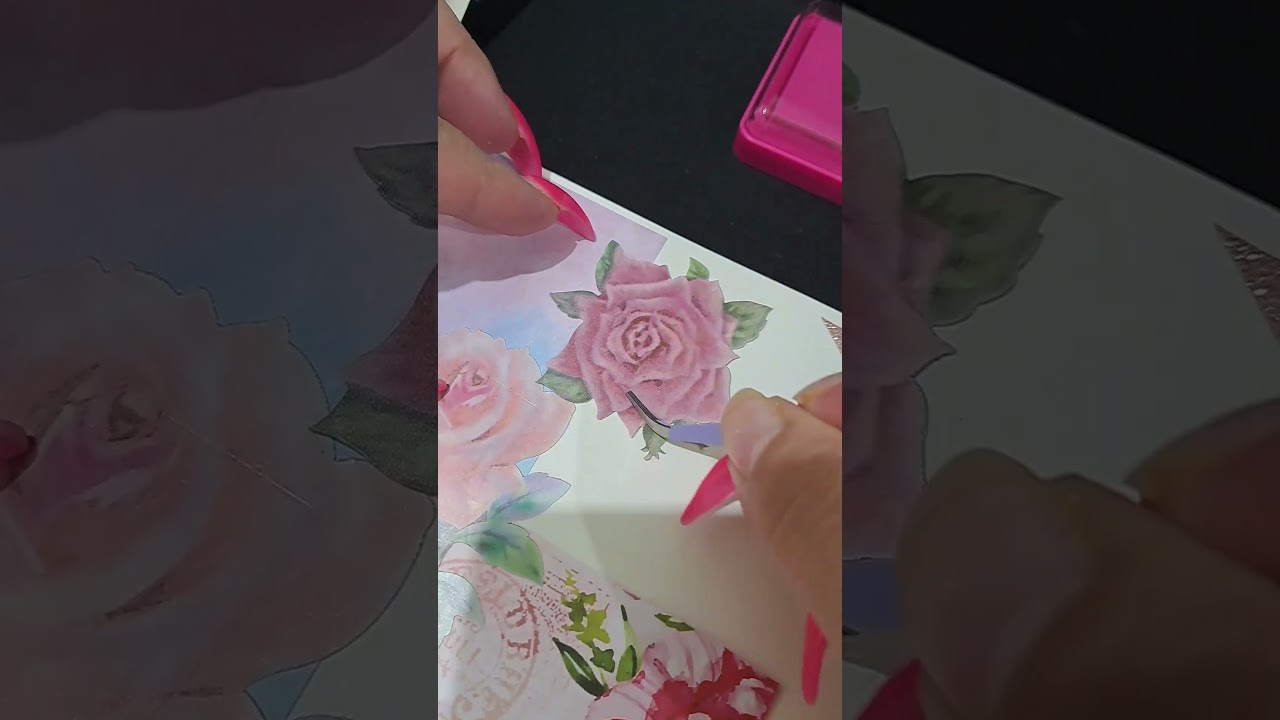 Pink girl #scrapbooking #scrapjournal #scrapbookwithme #asmr #journalingscrapbooking #shorts #diy