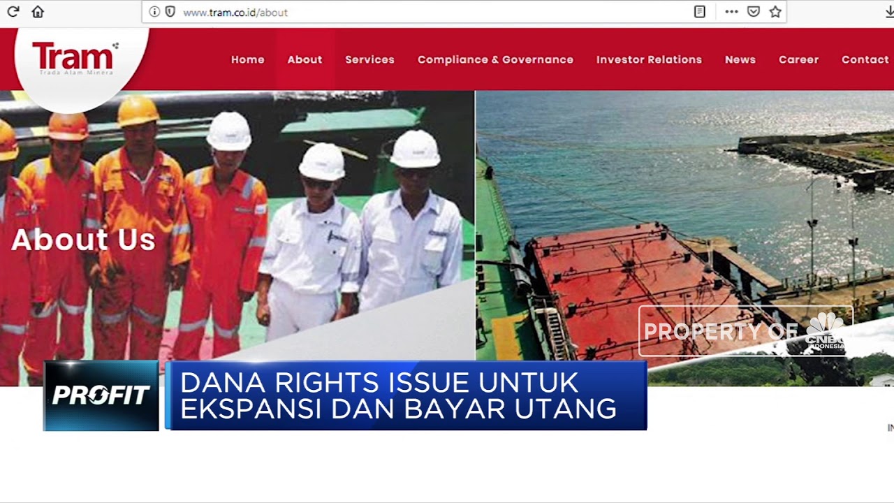 TRAM Rights Issue 100 Miliar Saham Baru
