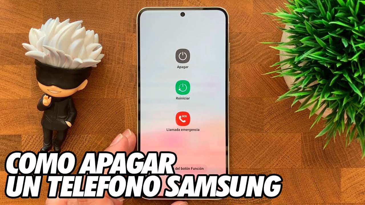 Como Apagar o Reiniciar un Telefono Samsung