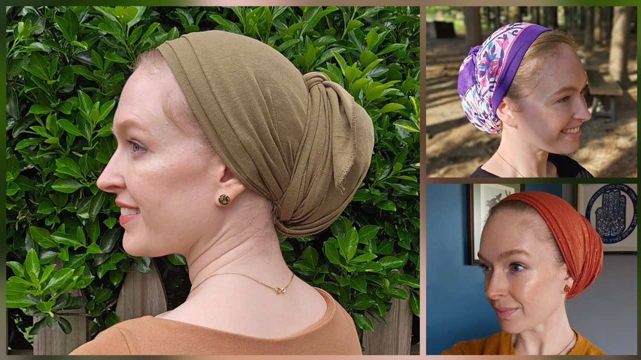 The square scarf master video - low bun edition