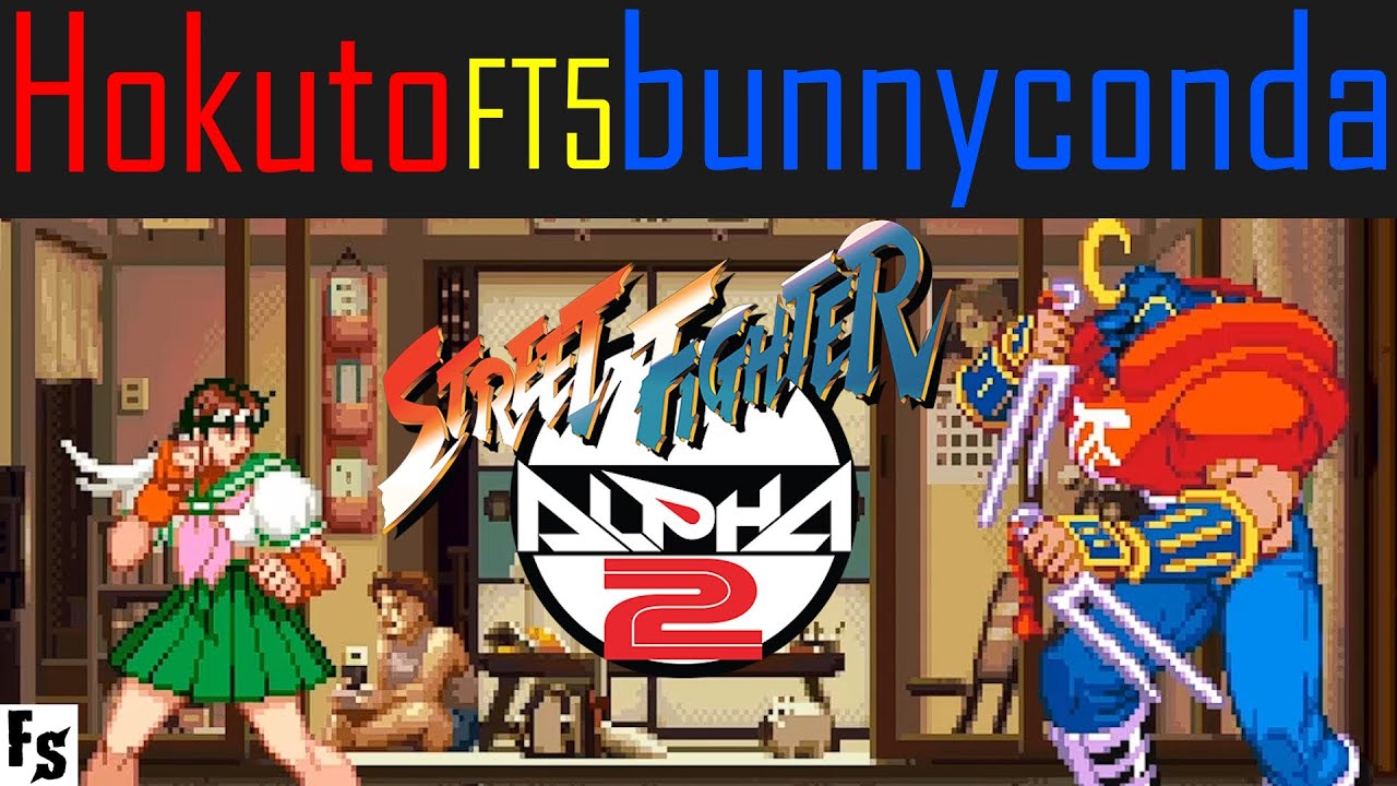 Street Fighter Alpha 2 - Hokuto [Sakura] vs bunnyconda [Sodom] (Fightcade FT5)
