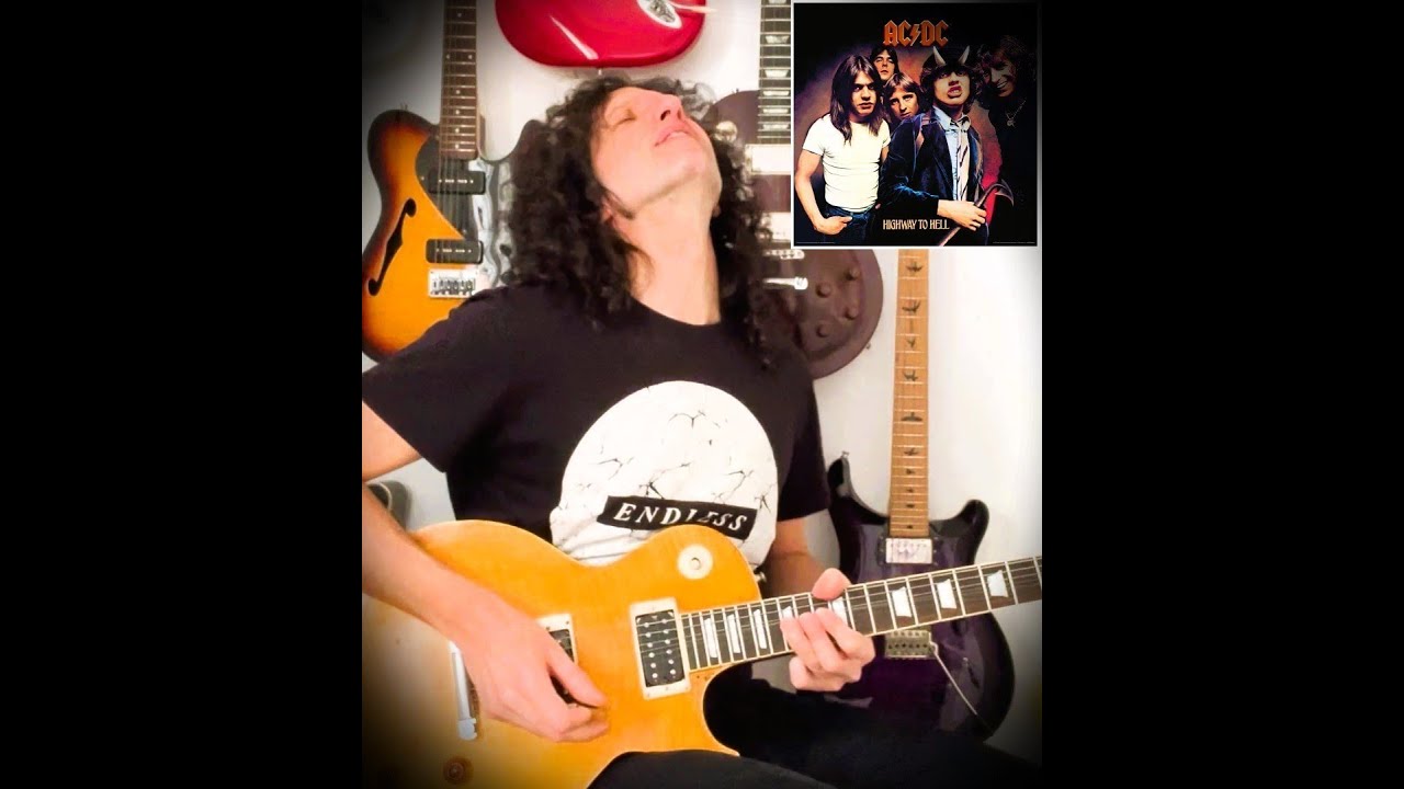 Raúl Zeta - HIGHWAY TO HELL guitar lesson. (ACDC)