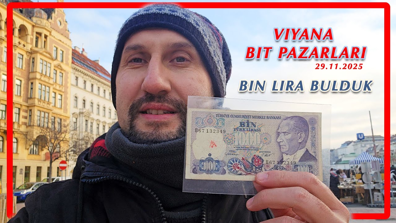 Viyana bit pazarları - Naschmarkt bit pazarı 29.11.2025 - Dji Osmo pocket 3 ile ilk denemeler