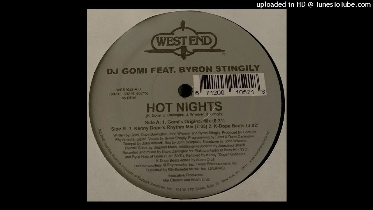 DJ Gomi Feat. Byron Stingily | Hot Nights (Gomi's Original Mix)