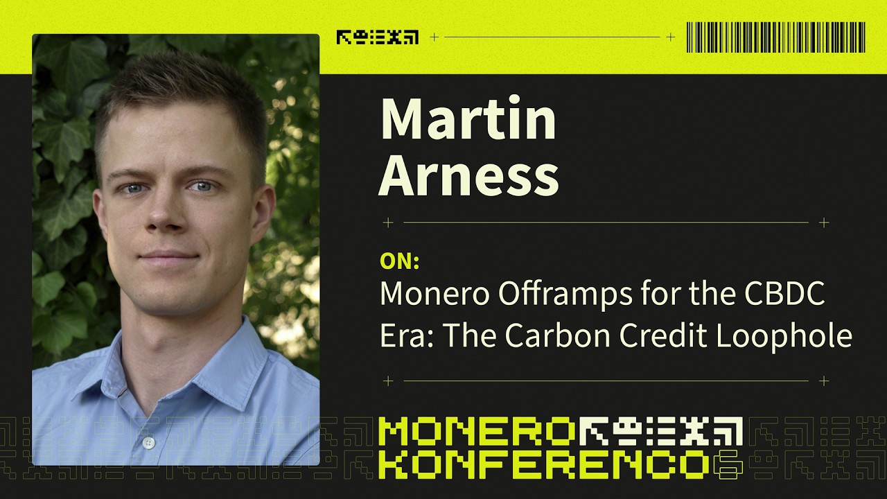 Monero Offramps for the CBDC Era: The Carbon Credit Loophole
