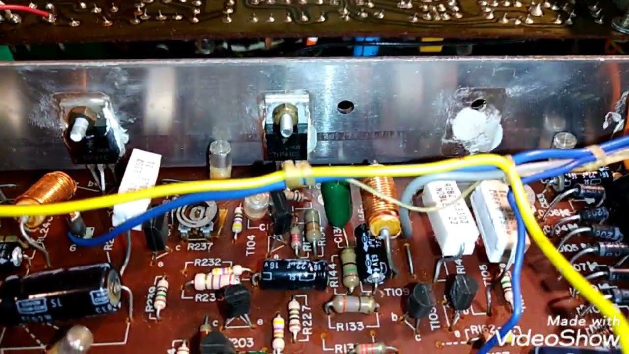 Conserto receiver Gradiente S-96 (saídas em curto)