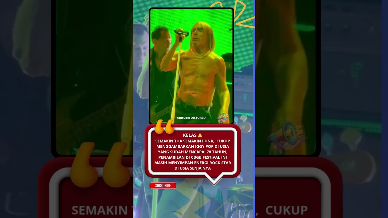 Iggy Pop #iggypop #konser #konsermusik #cbgb #punk #punkrock #music #musik #musikvideo #shorts