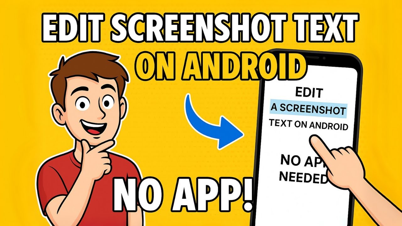 Как редактировать текст на скриншоте на Android без каких-либо приложений!