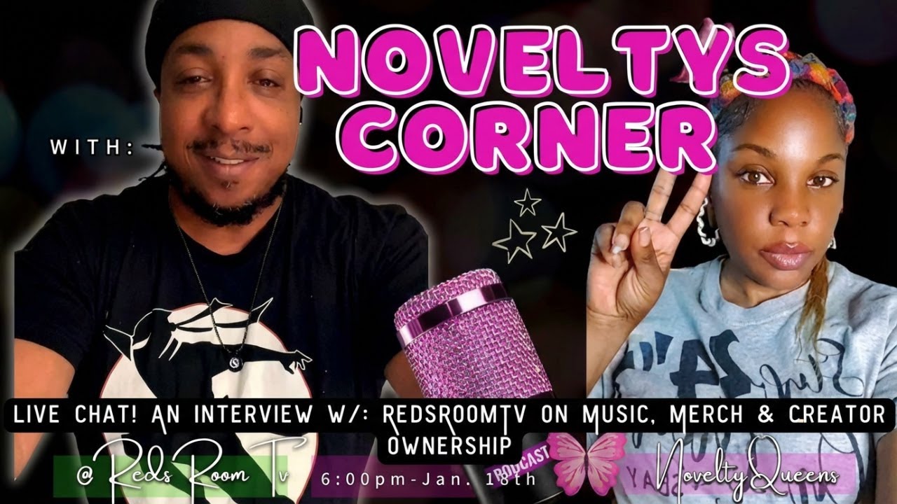 NoveltyQueens Designs is live! @RedsRoomTV 