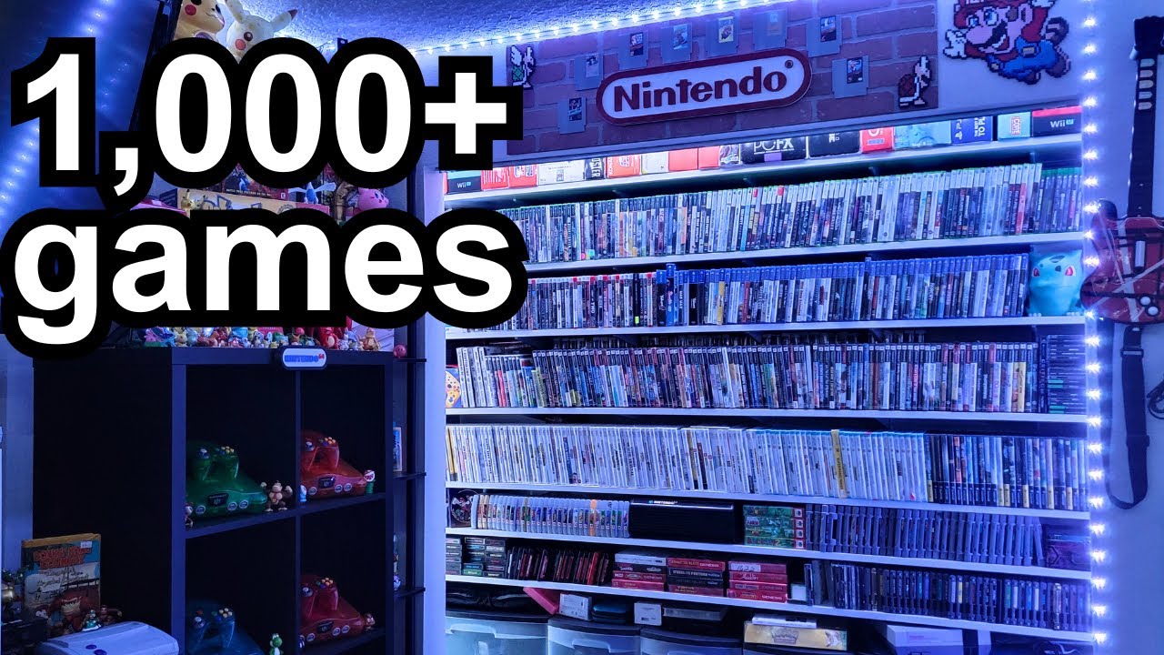 Massive Game Room Tour!