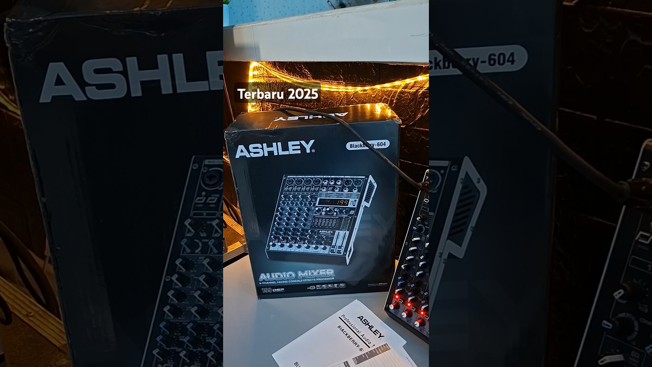 Mixer Ashley Blackberry 604 199dsp efect alesis edit A edit B 